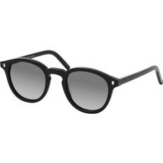 Monokel Eyewear Nelson A6 BLK-GRA Round Sunglasses - Black
