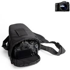K-S-Trade Camara Case for Sony Cyber-Shot DSC-RX10 III Compatible with Sony Cyber-Shot DSC-RX10 III: SLR Should Bag Camerabag Colt Design Rainproof Anti-Shock DSLR DSLM SLR, Bridge Etc. Black