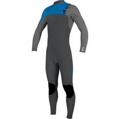 Børn - Grå Våddragter O'Neill 2023 O'neill Unge Hyperfreak 4/3mm Chest Zip Gbs Våddragt Gra