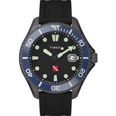 Timex Deep Water Tiburón 200m Automatic Watch in Black END. Clothing