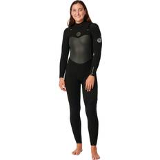 4.0 mm Våtdräkter Rip Curl 2023 Womens Flashbomb 5/3mm Chest Wetsuit Black