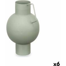 Steel Vases Gift Decor Sphere Green Vase