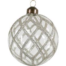 Beige Advent Candle Holders Champagne Glitter Wrapped Advent Candle Holder