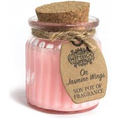 Bamboo de Cera de Soja Tarro - Jazmin Vela Aromática