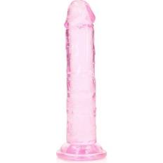 RealRock Crystal Clear Dildo 14.5 cm Pink