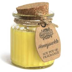 Bamboo Sojalys i Krukke med Duft Honeysuckle 60g Duftlys