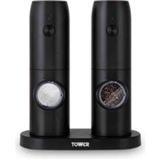 Pepper mills Spice Mills Tower Rechargeable & Salt Mill, Pepper Mill