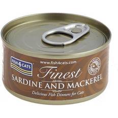 Husdjur Fish4Dogs Fish4Cats Våtfoder med Sardin och Makrill 70 g