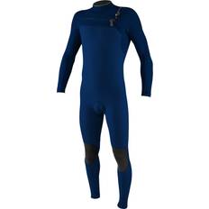 Men Wetsuits O'Neill Hyperfreak 5/4 mm Chest Zip Mens Wetsuit 2024 Navy Short