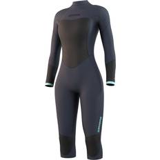 Mystic Brand 3/2mm Long Arm Short Leg Back Zip Wetsuit Night Blue