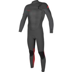 O'Neill Sport acquatici O'Neill Epic 4/3mm Chest Zip Kids Wetsuit 2024 Graphite/ Smoke/Red Age