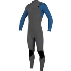 Swim & Water Sports O'Neill Hyperfreak 5/4 mm Chest Zip Youth Wetsuit 2024- Smoke/Bali Blue Age