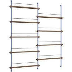 Blå - Eg Væghylder Moebe Magazine Shelving Væghylde