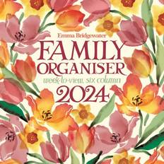 Or Calendriers et Blocs-notes Carousel Calendars 2024 Golden Tulips Weekly Family Wall Planner