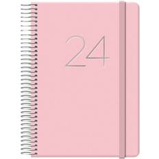 Notas Adhesivas Dohe Agenda Anual 2024 A6 12.5 x 18 cm Rosa