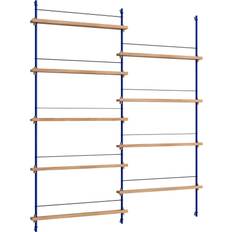 Blå - Eg Væghylder Moebe Magazine Shelving Væghylde