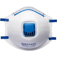 Portwest Protezioni Portwest Maschera respiratoria ergonomica con valvola FFP2 (scatola da maschere) Bianco Unico