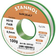 Stannol HS10-Fair Loddetin Spole Sn99.3Cu0.7