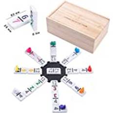 Engelhart Premium Mexican Train Domino Set 8 mm