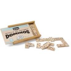 Jeujura Domino-spel Av Trä Trälåda