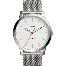 Fossil Unisex Wrist Watches Fossil Minimalist FS5359 quarzwerk Weiß/Silber