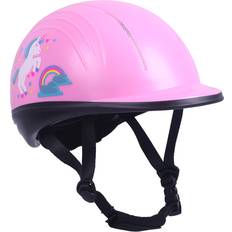 Pink Ridehjelme QHP Ridehjelm Junior Joy Pink