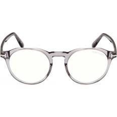 Tom Ford Sonnenbrillen Tom Ford Blaue-Light Block 020 Transparente Herren Brillen - Grau