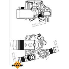 NRF Thermostat, Kühlmittel EASY FIT 725051