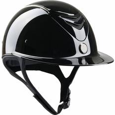 Abbigliamento per motociclisti Onek Casco da equitazione cromato lucido Noir