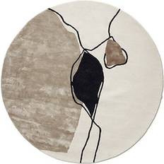 Classic Collection Runda Mattor & Fällar Classic Collection Abstract ivory Vit