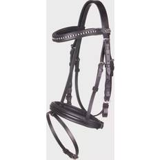 Læder Ridehjelme QHP Beli trense Mini shetland