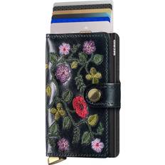 Secrid Premium Mini Wallet Stitch Floral Black