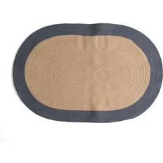 Yute Alfombras Natural Alfombra Oval 120x80 cm cm