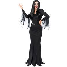 Damer - Superhelte & Superskurke Udklædningstøj Amscan Morticia The Addams Family Kostume Medium