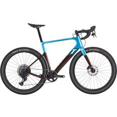 Bicicletas de montaña 3T Exploro Race Force AXS Gravel 2022, Torno Blue/Brown