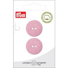 Knapper Prym stoffknapp rosa 23 mm 2 stk