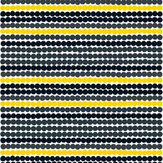 Amarillo Telas Marimekko Räsymatto Amarillo-Negro Tela Amarillo