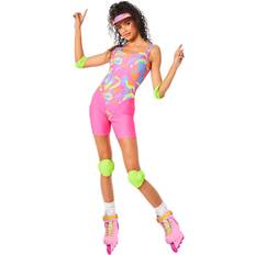 Palmer Agencies Blade Barbie Women's Fancy Dress Costume Green/Pink/Yellow