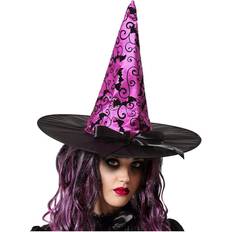 BigBuy Carnival Hat Witch Bat