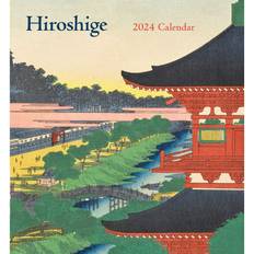 Rose Calendriers Pomegranate Hiroshige 2024 Wall Calendar