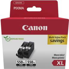 Canon Doppelpack Pigmentiertes PGI-550XL - Schwarz