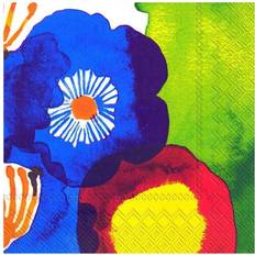 Multicolore Tovaglioli di Stoffa Marimekko Juhannustaika Serviette 33 x 33 cm Set of 20 Stoffserviette Mehrfarbig (33x33cm)