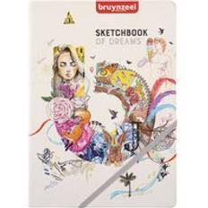 Wit Schets- en Tekenblokken Royal Talens Bruynzeel Creatives A4 Sketch Notebook 140gsm 80 White Sheets