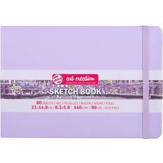 Sketchbook Royal Talens Hardcover Sketchbook Pastel Violet 14.8 x 21 cm