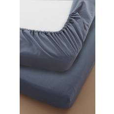 Jotex Zack Percale Mini 40 x 90 cm Tordenblå Lagen Blå