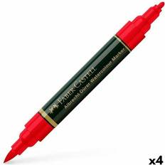 Faber-Castell Arts & Crafts Faber-Castell Felt-tip pens Durer Red 4 Pieces 4 Units 121 Pieces