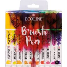 Pensler på tilbud Ecoline Brush Pen set Landscape 20 colours