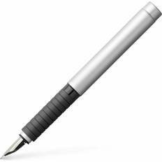 Faber-Castell Reservoarpennor Faber-Castell Kalligrafipenna Essentio F Mattfihish Silvrig