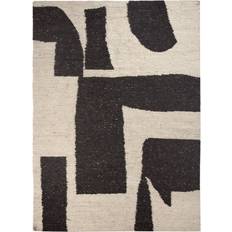 Ferm Living Alfombras Ferm Living Alfombra de lana Piece Blanco Roto-Café 200x300 cm - Off-white/Coffee Blanco cm