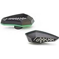 Givi SLD01, framesliders couleur: Noir/Vert